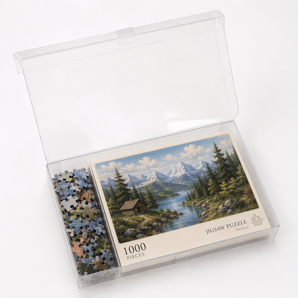 Custom Clear Box for Puzzle Sets