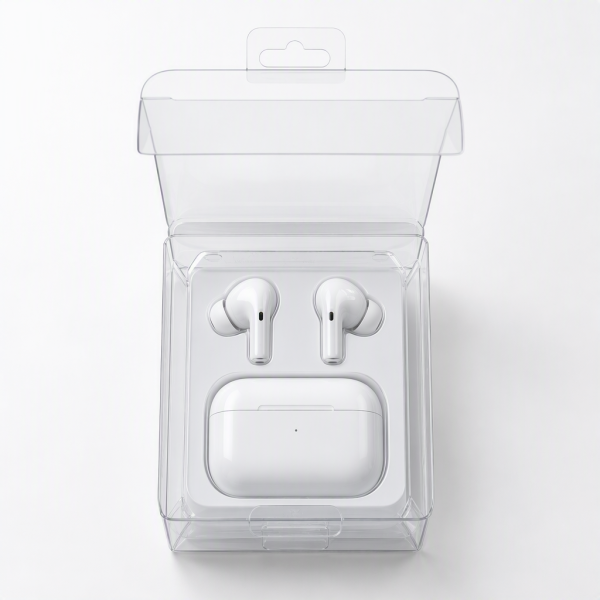 Custom Printed Clear Folding Box for Earbuds
