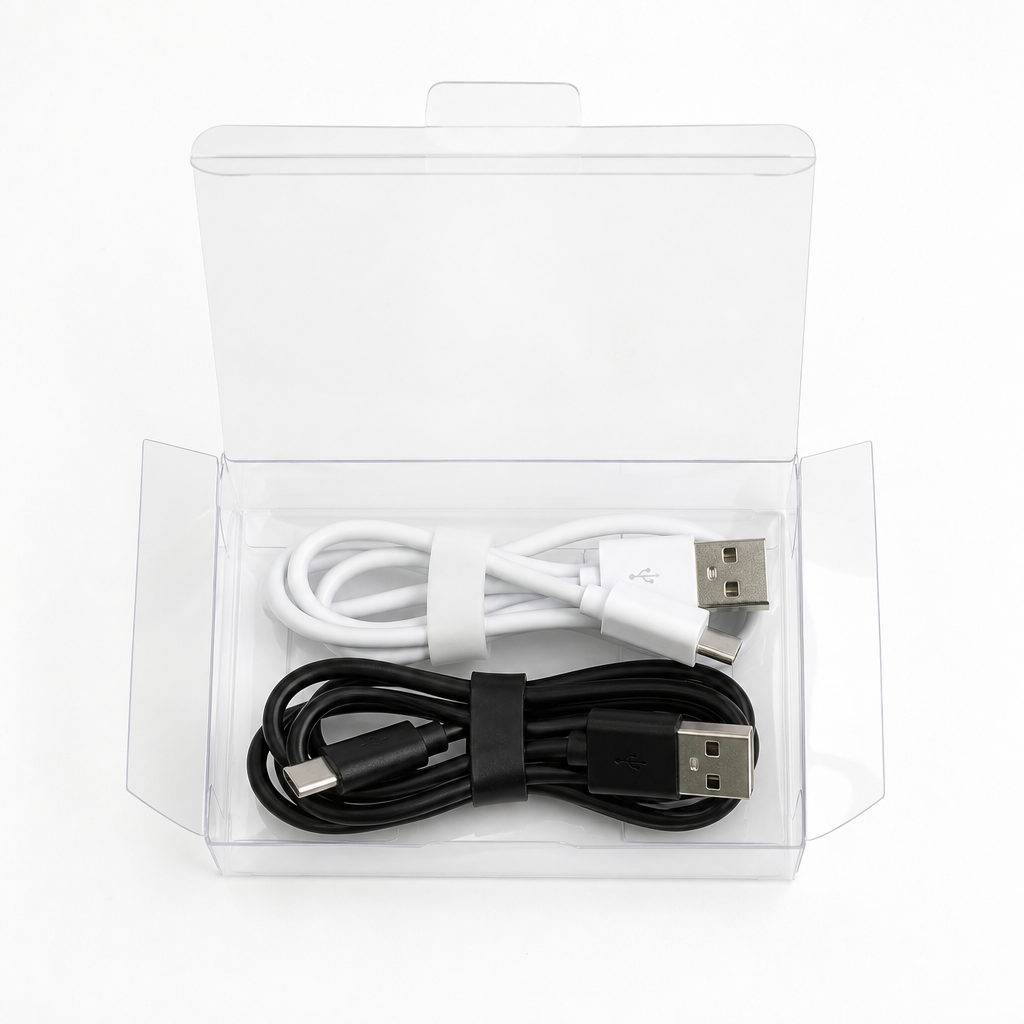 Custom Transparent Box for Charging Cables