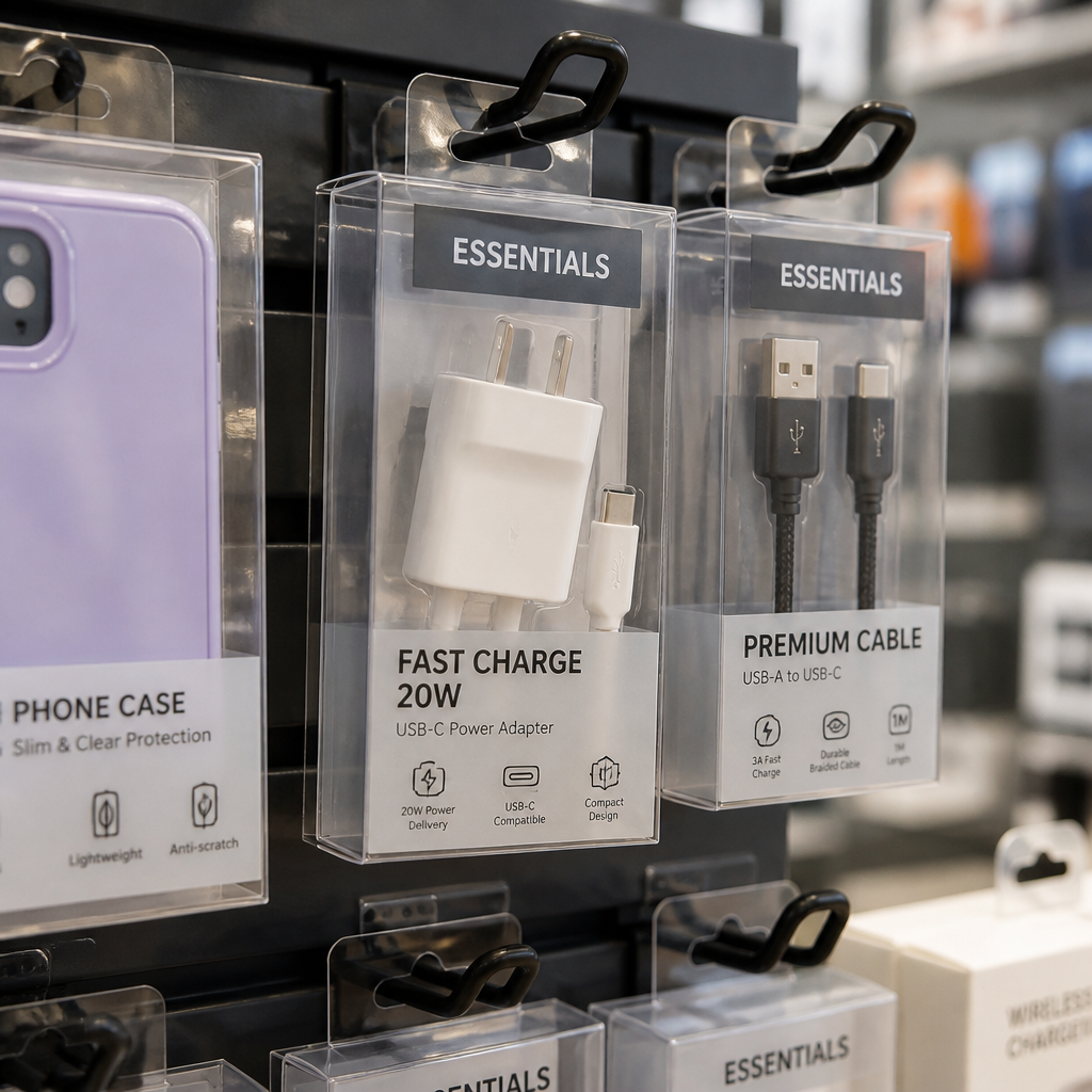 Custom Clear Box for Phone Accessories