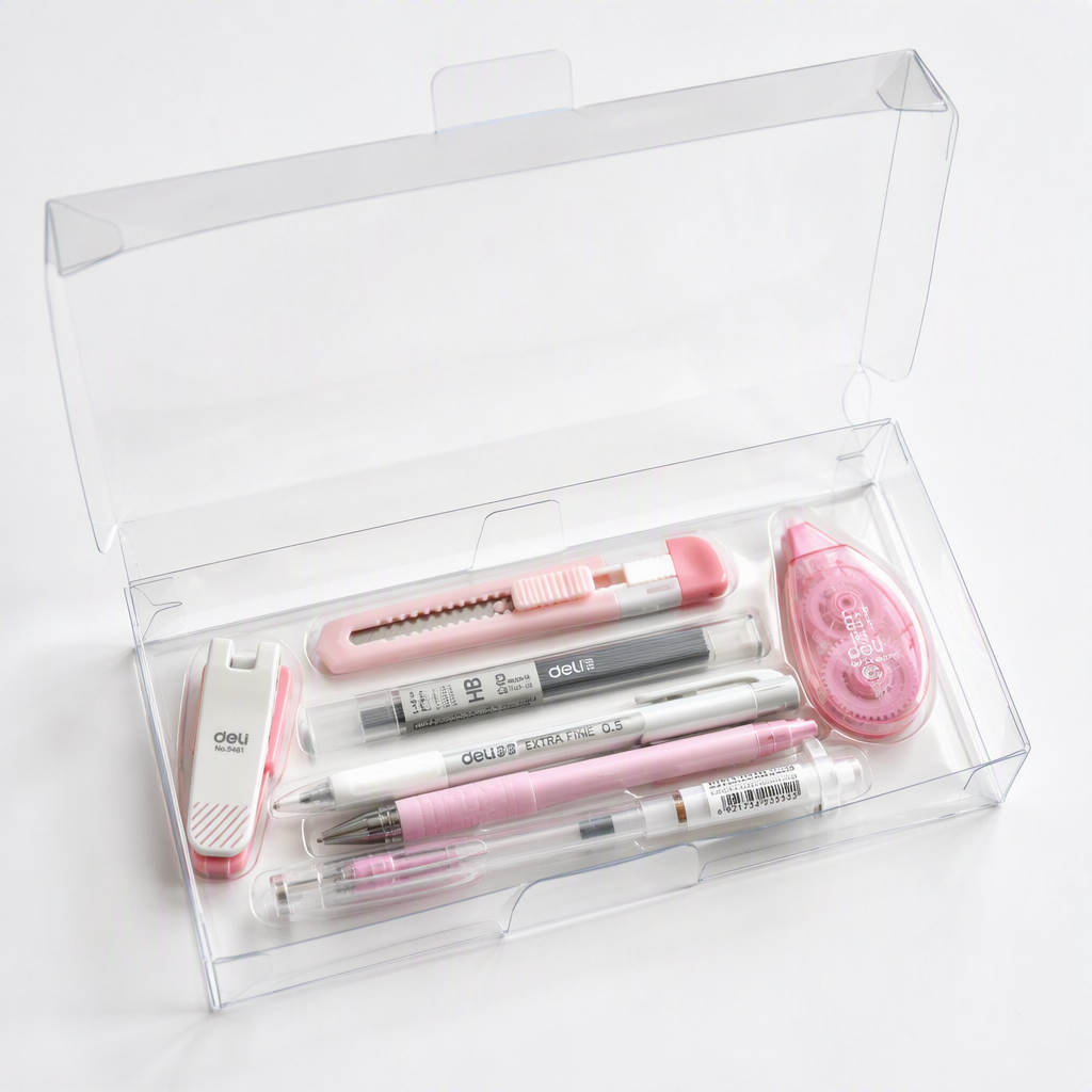 Custom Transparent Box for Pens and Stationery