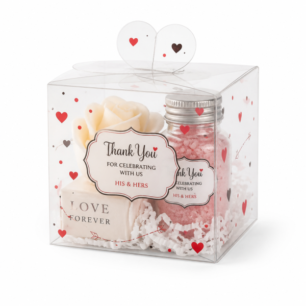 Custom Clear Box for Wedding Favors