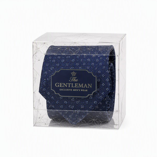 Custom Printed Clear Folding Box for Ties