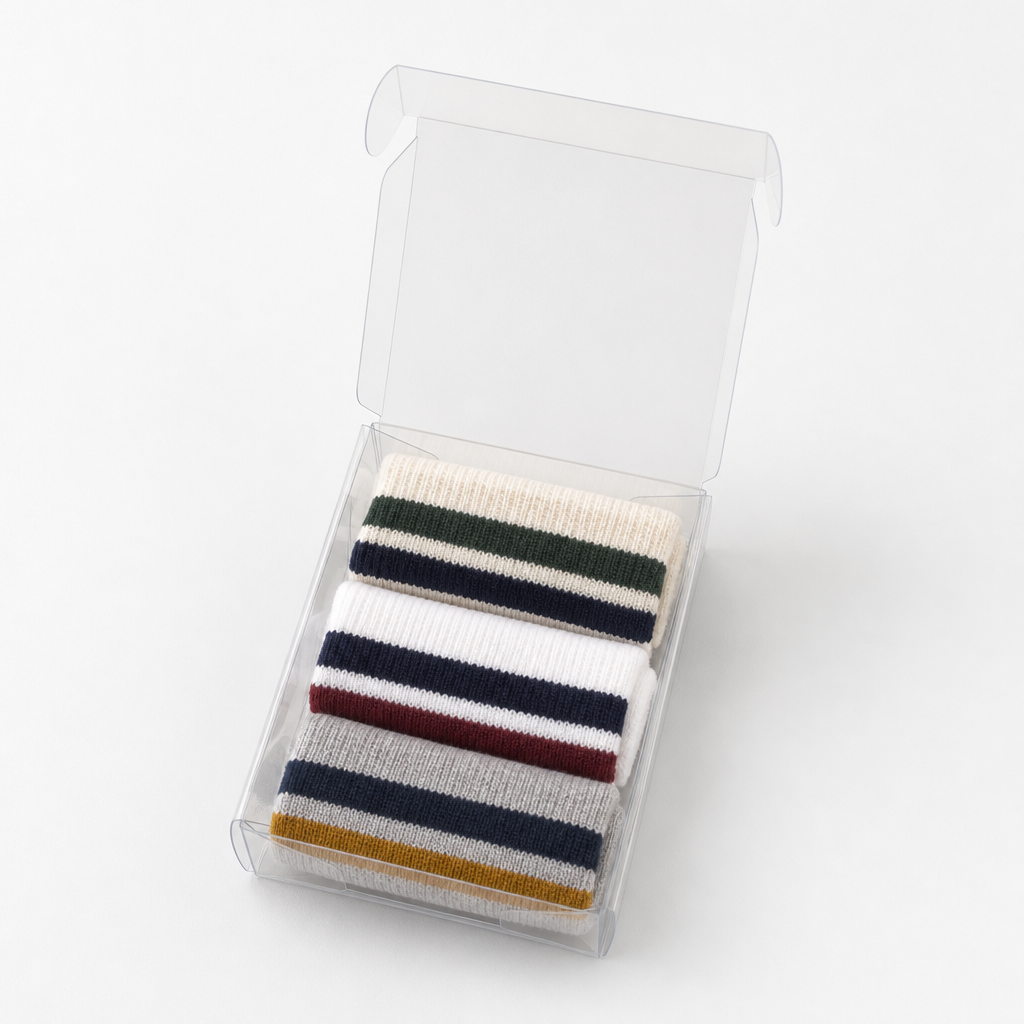 Custom Transparent Box for Socks