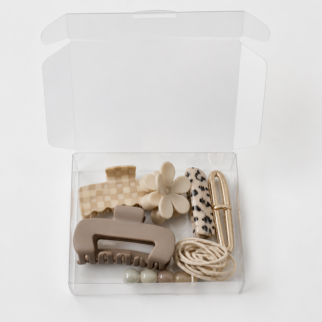 Custom Clear Box for Hair Accessories