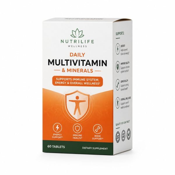 Custom Paper Box Packaging for Vitamins