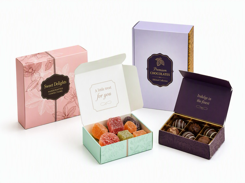 custom printed folding box for perfume