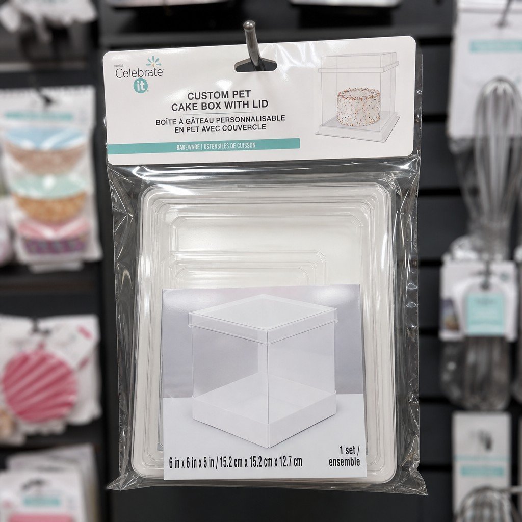 Custom PET Cake Box with Lid