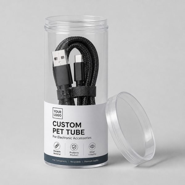 Custom PET Tube for Electronic Accessories