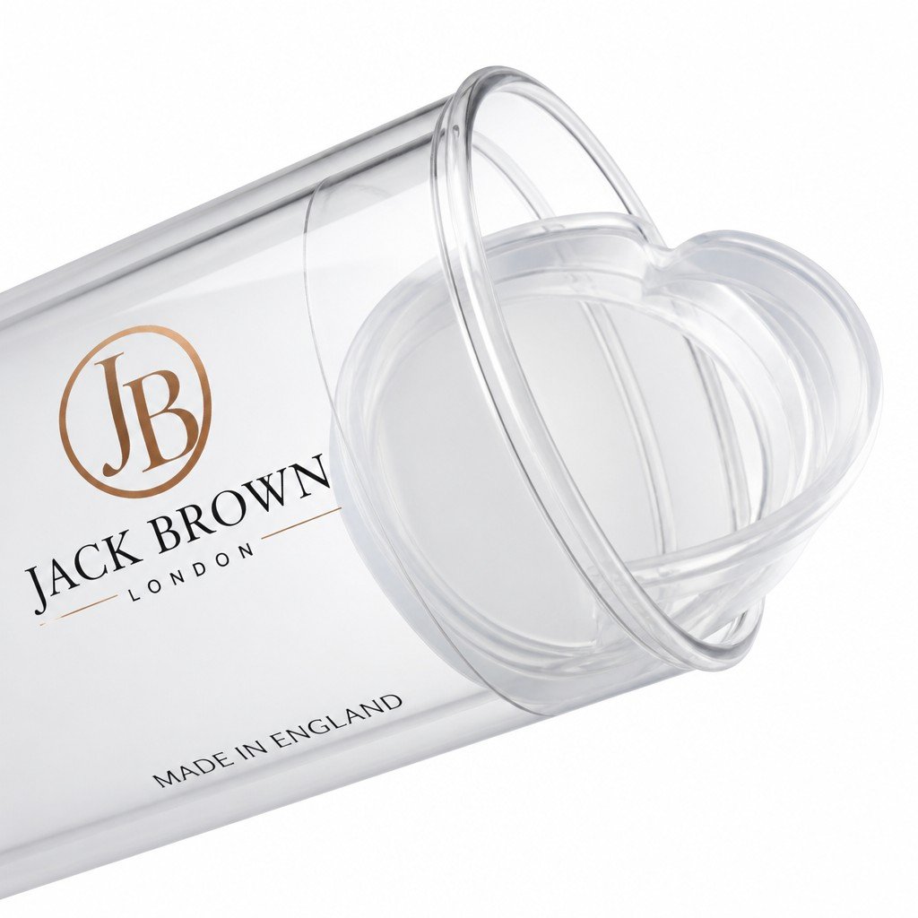 custom printed round tube with rolled edge detail