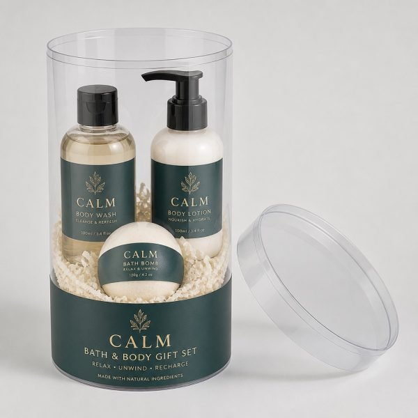 Custom PET Tube Packaging for Gift Sets