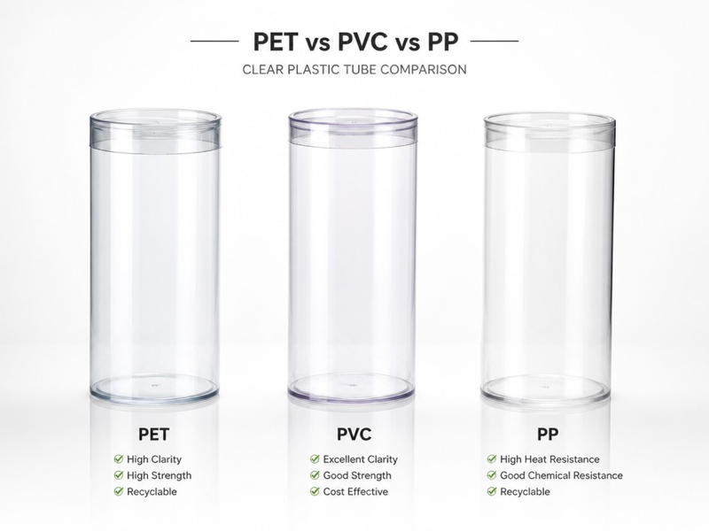 clear PET tube