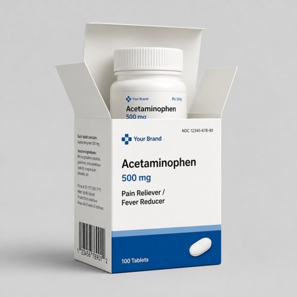 Custom Pharmaceutical Carton with Barcode