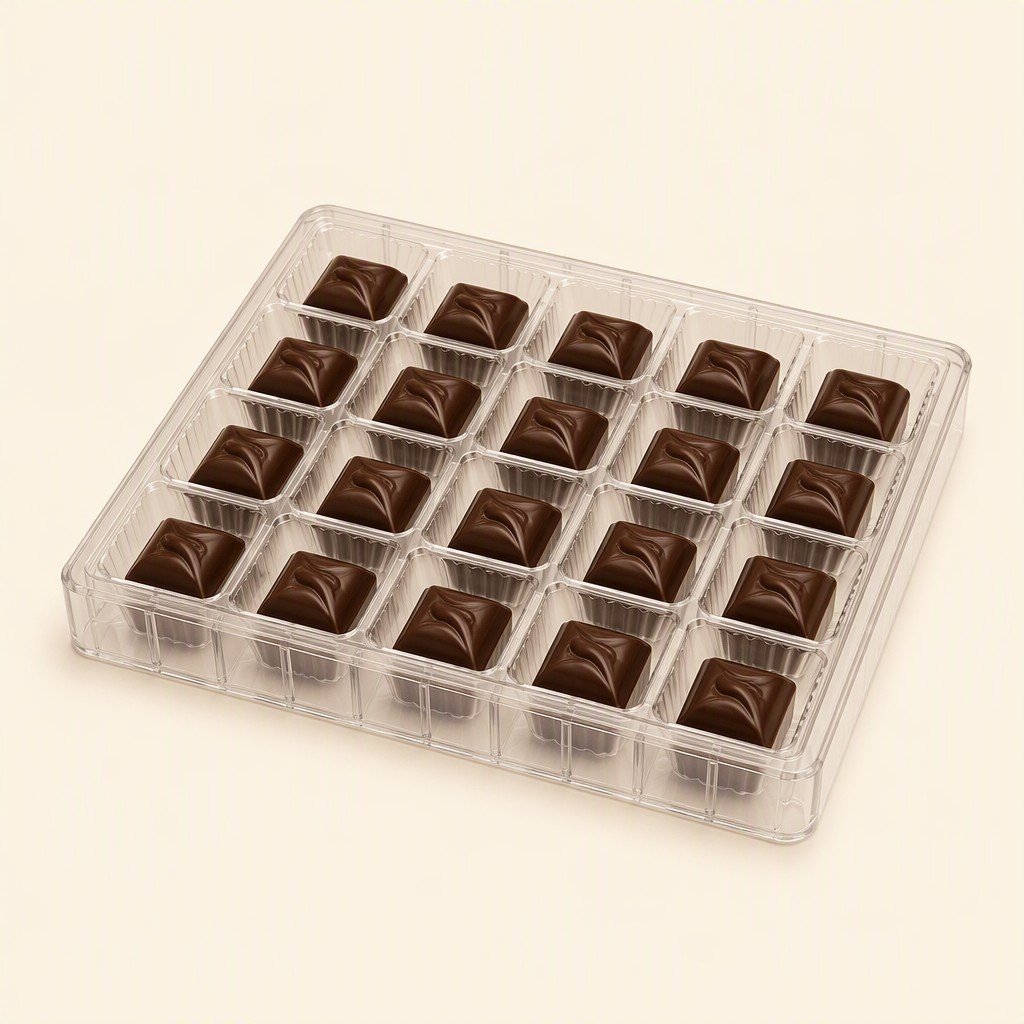 Plastic Blister Tray Cavity for Chocolate Insert Trays