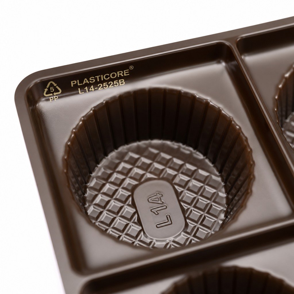 Plastic Blister Tray Cavity for Chocolate Insert Trays