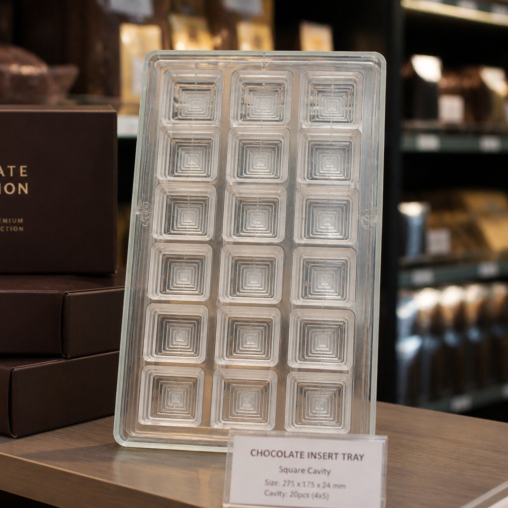 Plastic Blister Tray Cavity for Chocolate Insert Trays