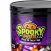 Plastic Cylinder Packaging for Halloween Candy with Logo