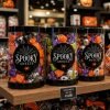 Plastic Cylinder Packaging for Halloween Candy with Logo