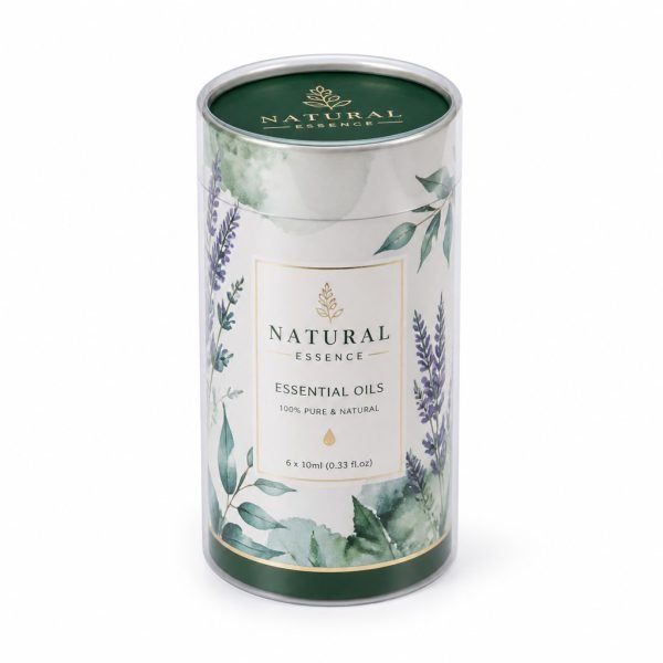Custom Printed Round Tube Box for Essential Oils