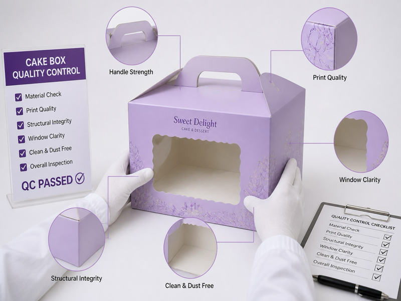 blister cake box printing