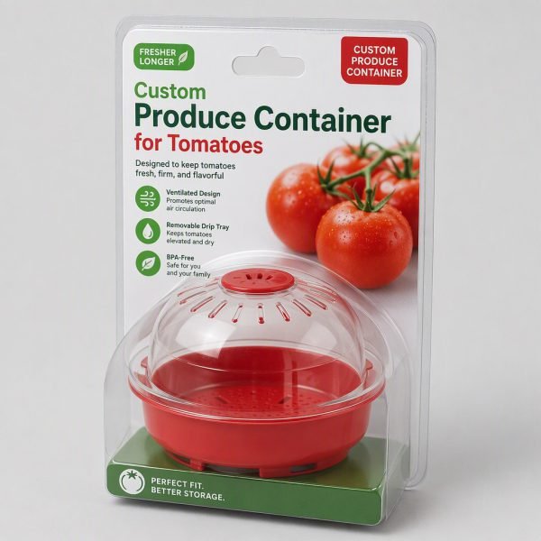 Custom Produce Container for Tomatoes