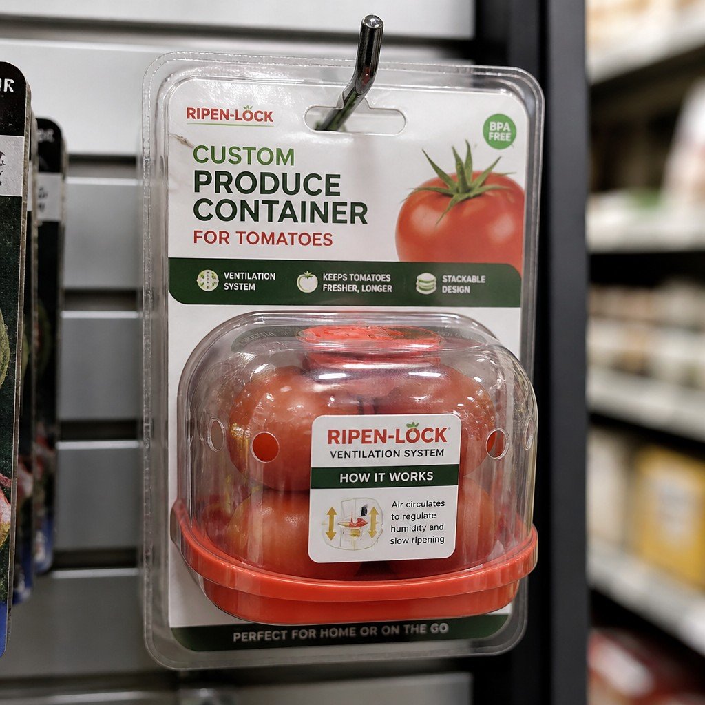Custom Produce Container for Tomatoes