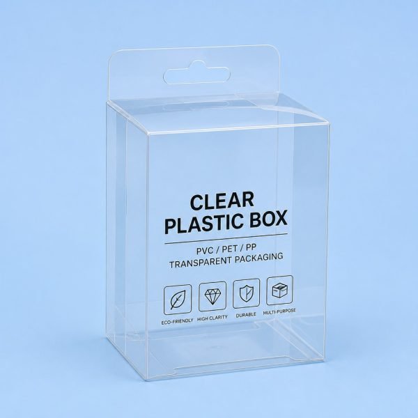 PVC PET PP Plastic Transparent Packaging Boxes
