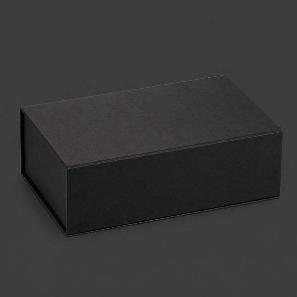 Rectangular Black Matt Magnetic Paper Gift Box