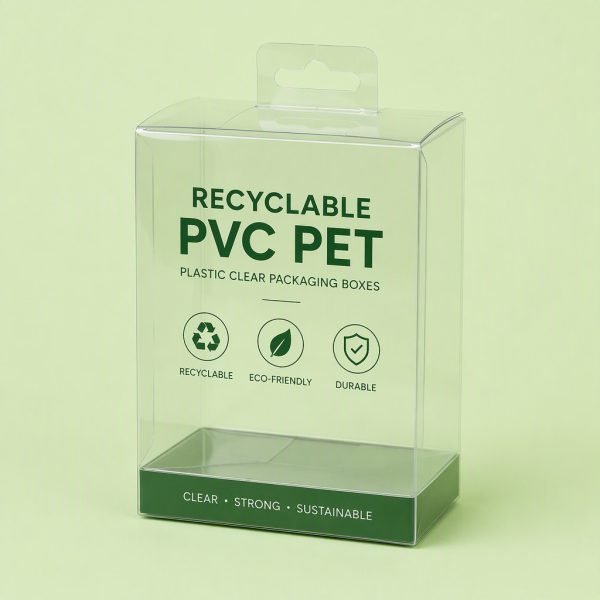 Recyclable PVC PET Plastic Clear Packaging Boxes