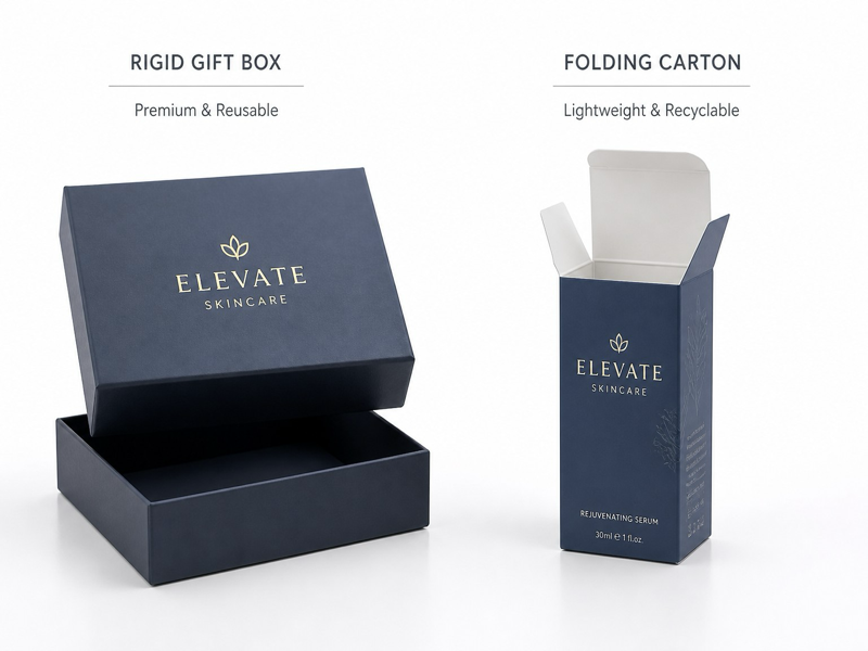 rigid box vs folding carton
