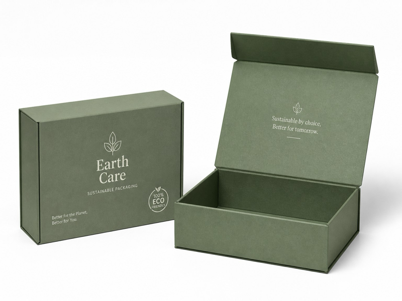 rigid gift box retail display
