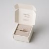 Custom Ring Box with Flocked Insert