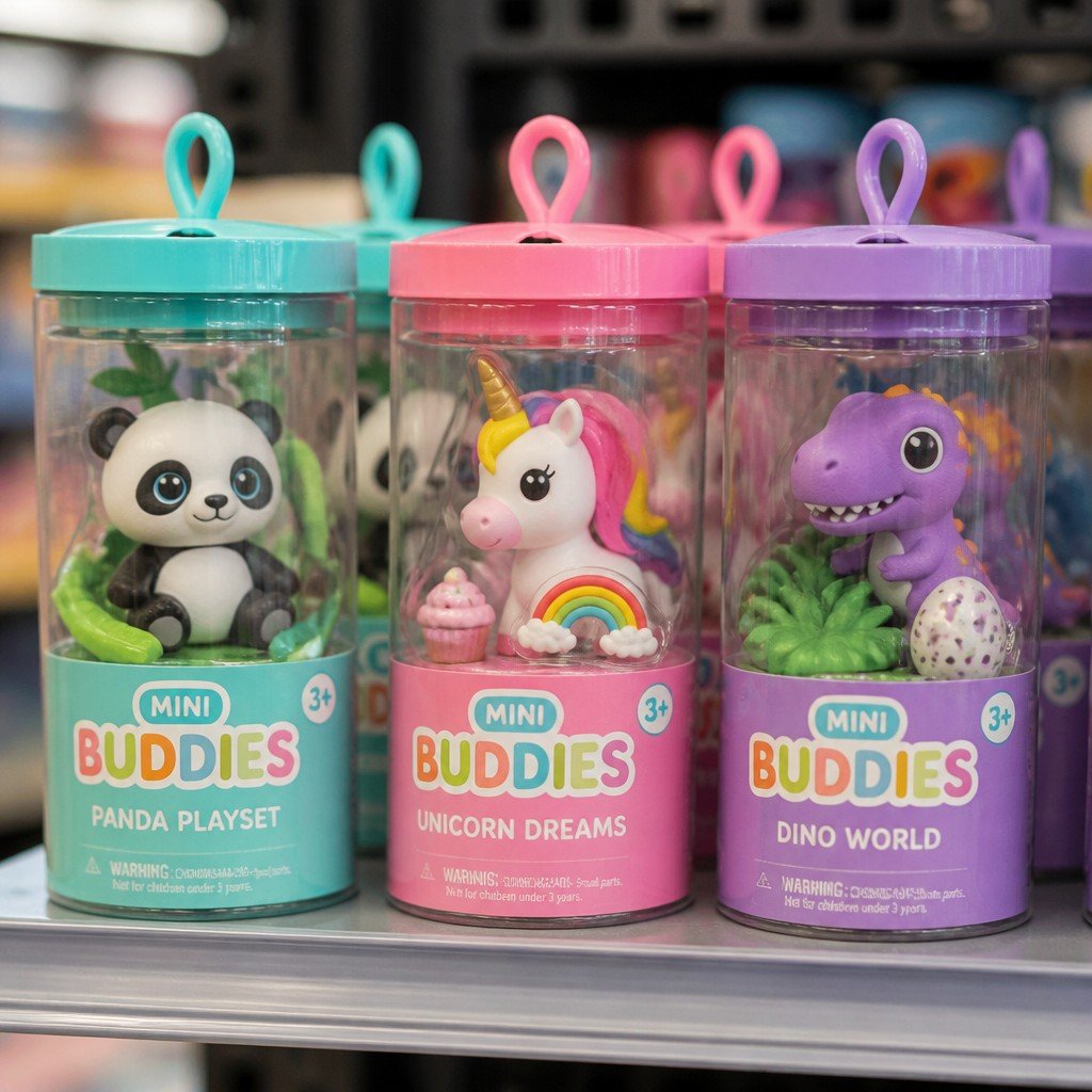 Custom Round Tube Packaging for Small Toys
