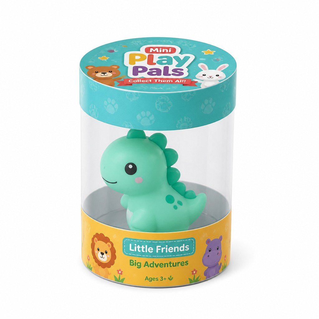 Custom Round Tube Packaging for Small Toys