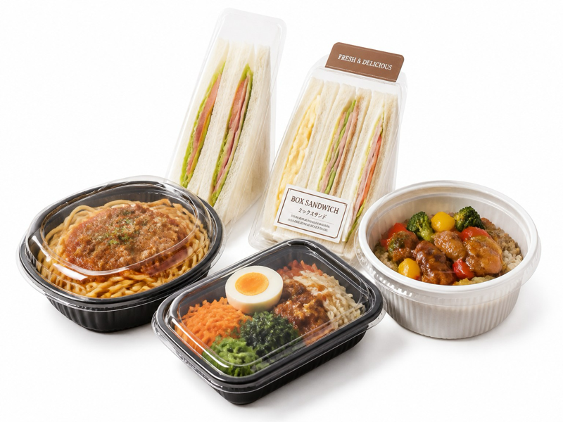 plastic food container for salad