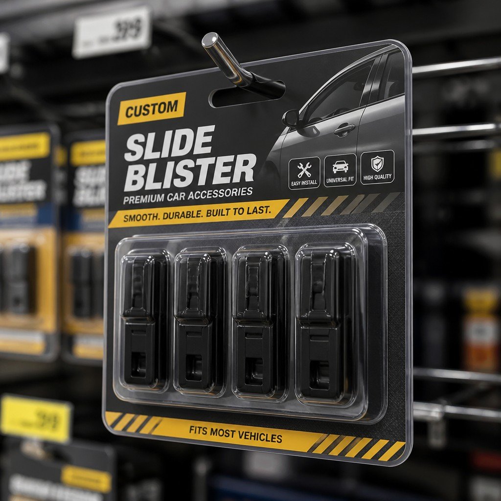 Custom Slide Blister for Car Accessories