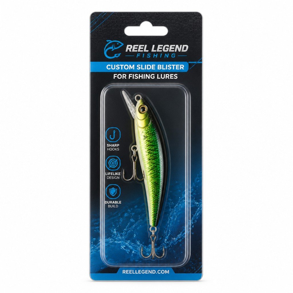 custom thermoformed blister packaging in clear PET