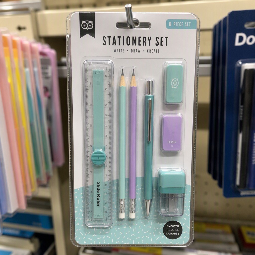 Custom Slide Blister for Stationery Sets