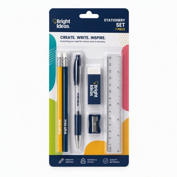 Custom Slide Blister for Stationery Sets