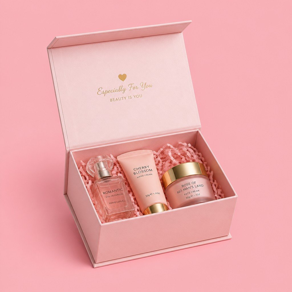 Small Magnetic Closure Rigid Cosmetic Gift Box