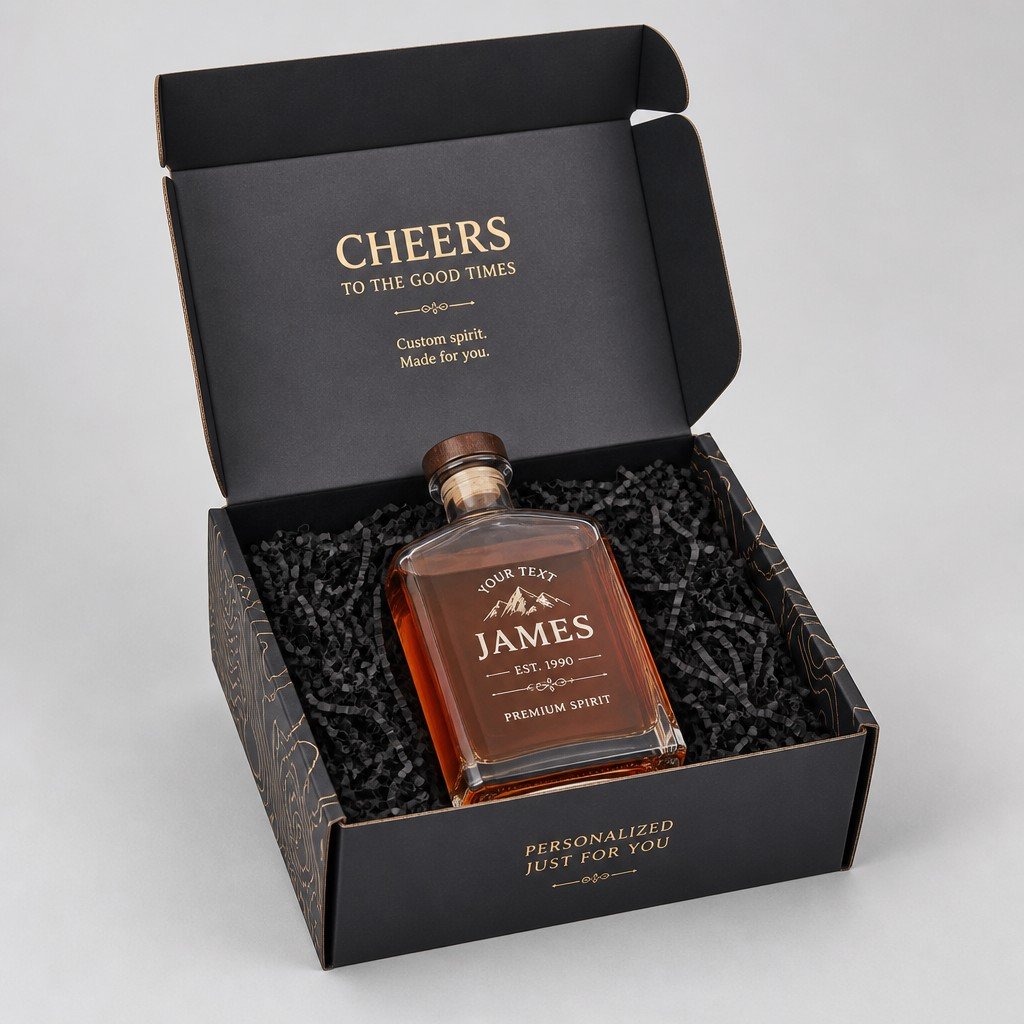Custom Spirit Bottle Gift Box