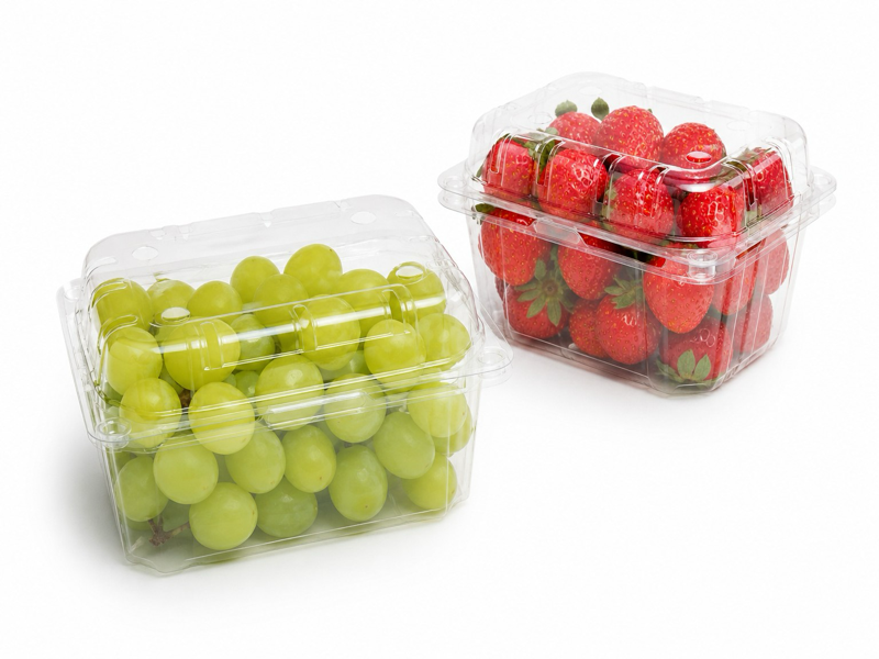 fruit container for supermarkets