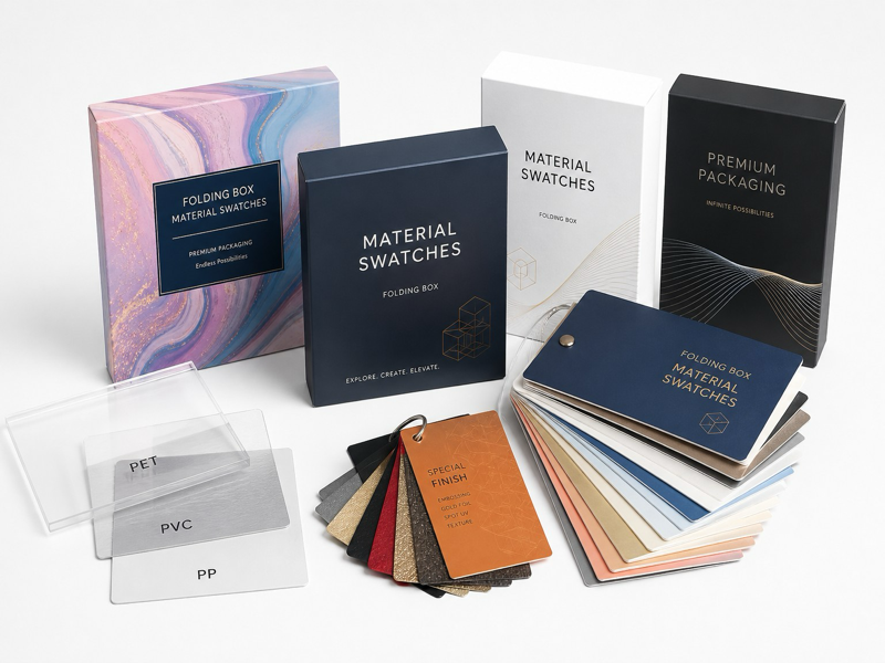 eco custom printed folding box