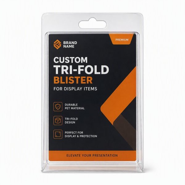 Custom Tri-Fold Blister for Display Items