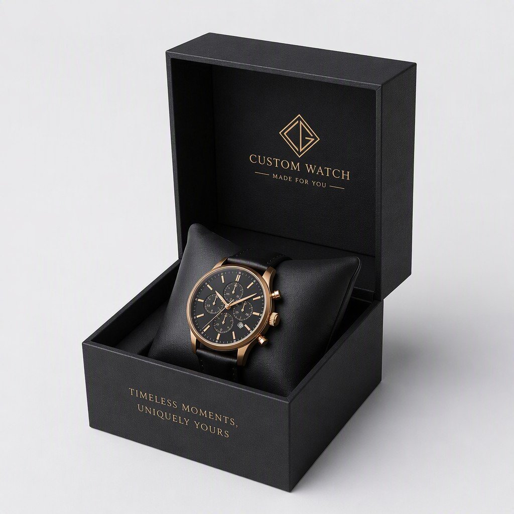 Custom Watch Gift Box with Pillow
