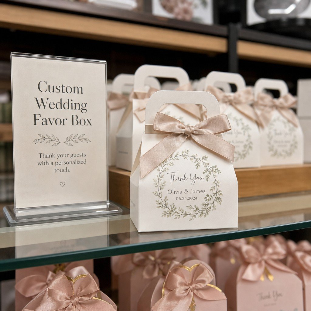 Custom Wedding Favor Box