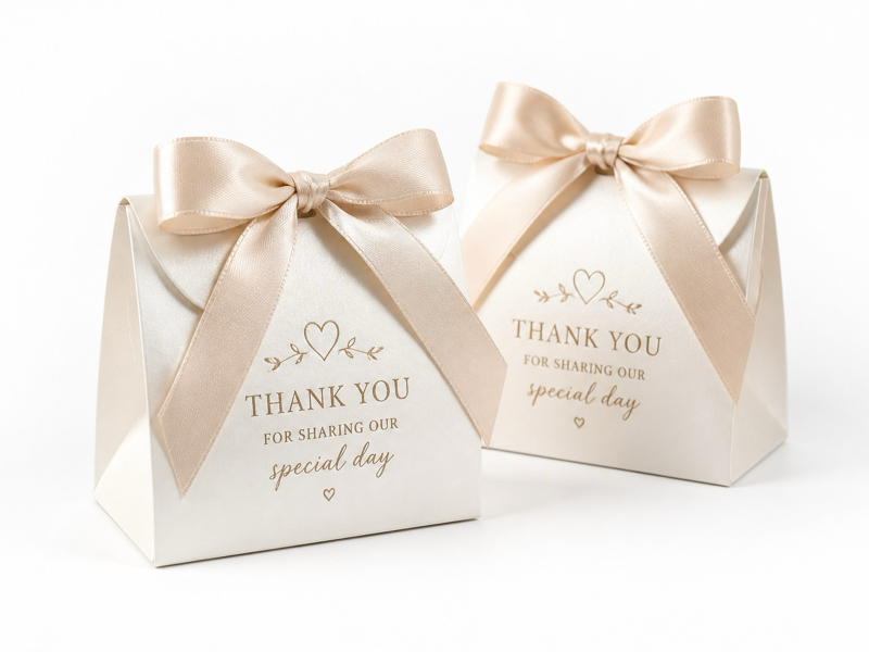 wedding favor box