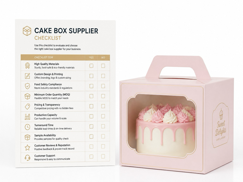 custom blister cake box