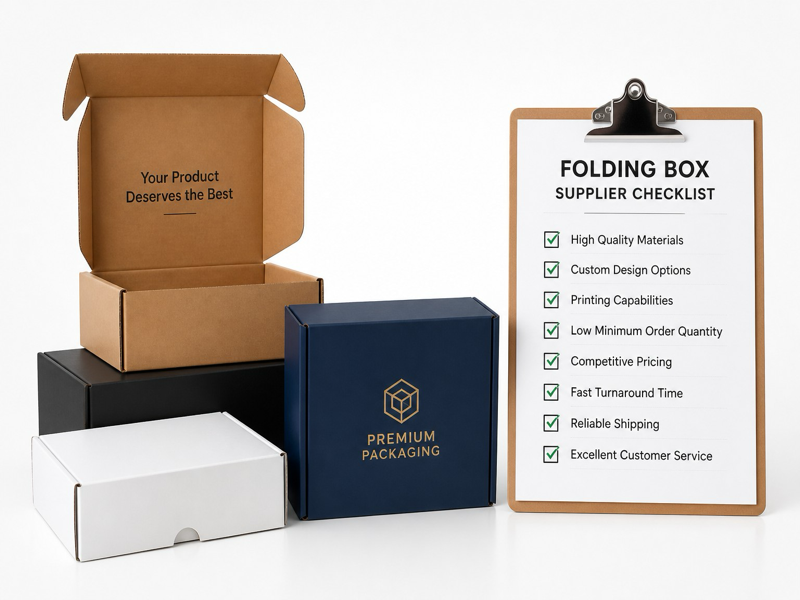 custom custom printed folding box