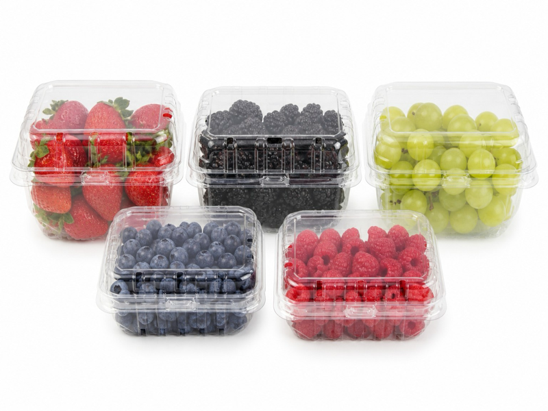 fruit container for wholesale markets